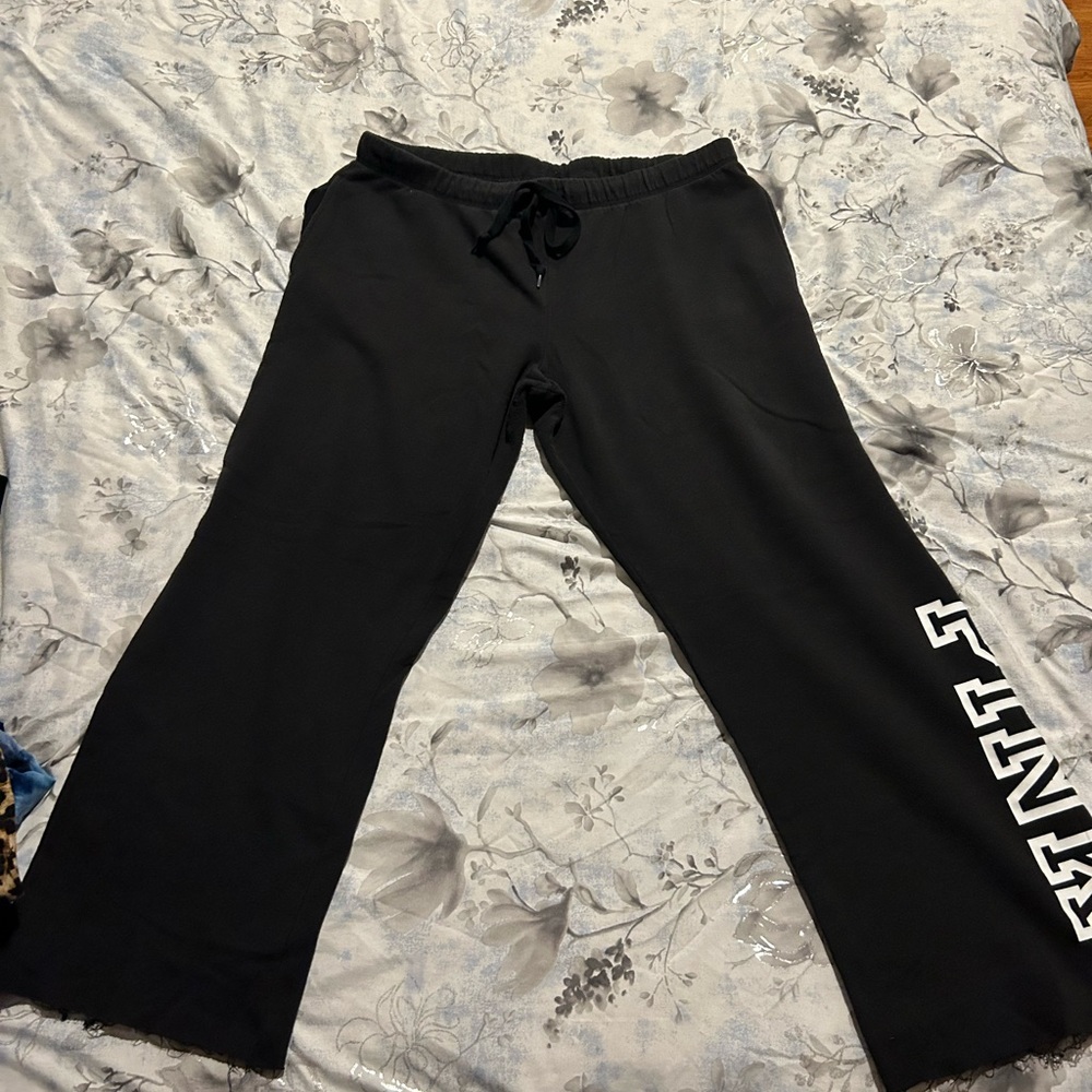 PINK women’s wide leg joggers size XL